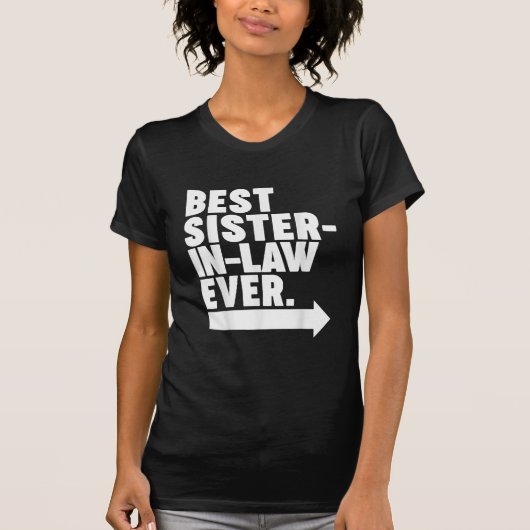 Beste schoonzus ooit t-shirt (Voorkant)