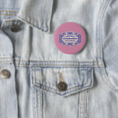 “Beste Scrapbooker Extraordinaire” Ronde Button 5,7 Cm (In situ)