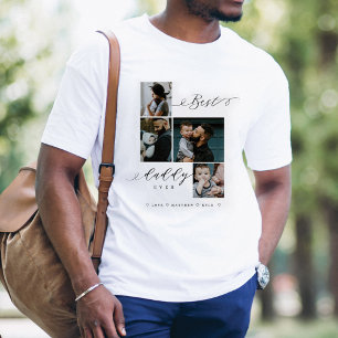 Beste script voor papa ooit   Familie Foto Keepomw Tri-Blend Shirt