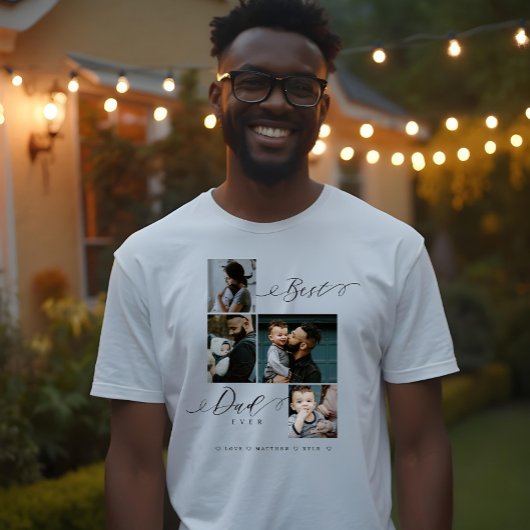 Beste script voor papa ooit | Familie Foto Keepomw Tri-Blend Shirt