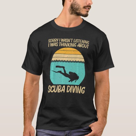 Beste scuba-duiken voor mannen, professionele scub t-shirt (Voorkant)