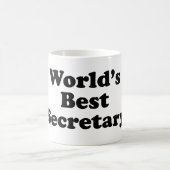 Beste secretaris van de wereld koffiemok (Center)