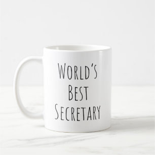 Beste secretaris van de wereld koffiemok
