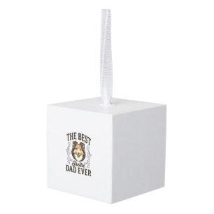 Beste Sheltie-papa ooit Vintage-hondenliefhebberde Decoratie