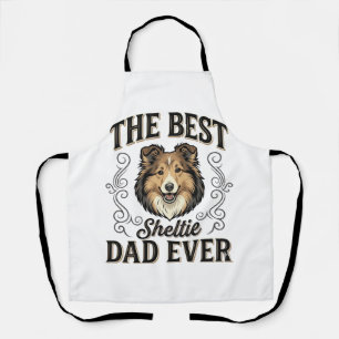 Beste Sheltie Vader Ooit Vintage Hondenliefhebber  Schort