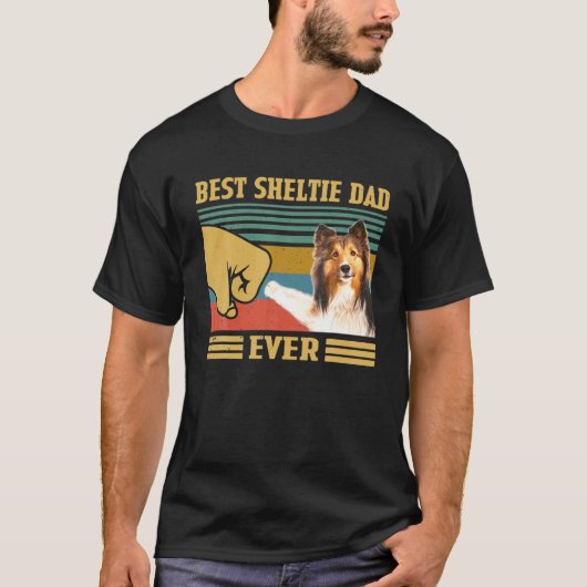 Beste Shetland Sheepdog Sheltie Pa  Fa T-shirt (Voorkant)