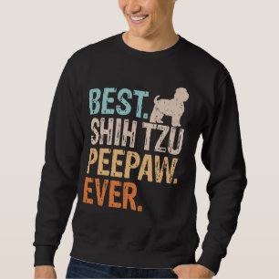Beste Shih Tzu Peepaw ooit Hondenliefhebber Opa Fu Trui