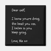 Beste Shirt Moti voor geestelijke gezondheid Magneet (Voorkant)