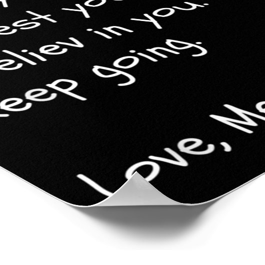 Beste Shirt Moti voor geestelijke gezondheid Poster (Hoek)