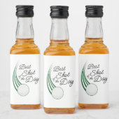 Beste Shot van de Dag Golf Favoriet Likeurfles Etiket (Flessen)