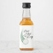 Beste Shot van de Dag Golf Favoriet Likeurfles Etiket (Voorkant)