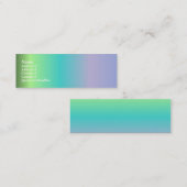 Beste Show-profielkaart Mini Visitekaartje (Voorkant / Achterkant)