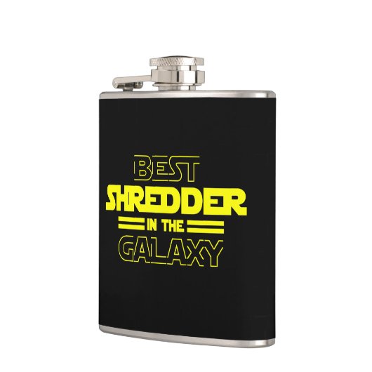 Beste shredder in het heelal heupfles (Links)