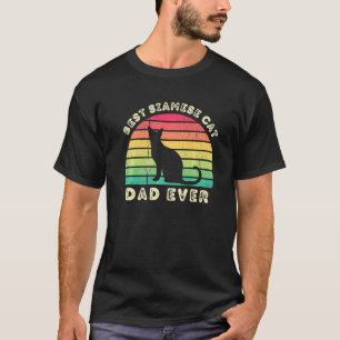 Beste Siamese Kat Vader Ooit voor mannen vaderdag T-shirt