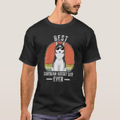 Beste Siberian Husky Pap Ever Costume Siberian Hus T-shirt (Voorkant)