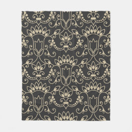 Beste sier Damast naadloos patroon Fleece Deken