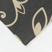 Beste sier Damast naadloos patroon Fleece Deken (Hoek)