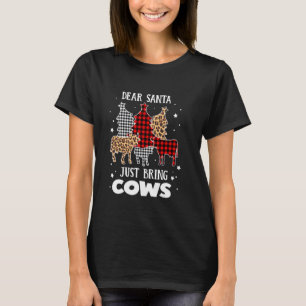 Beste Sinterklaas Breng gewoon koeien kerst xmas G T-shirt