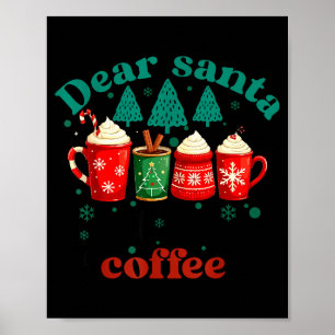 Beste Sinterklaas Breng Koffiedrinkende Liefhebber Poster