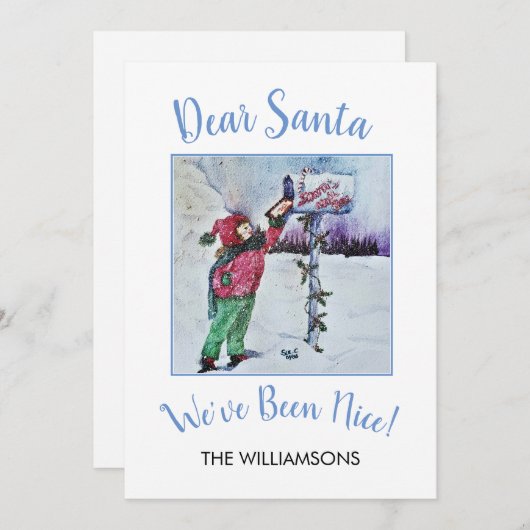 Beste Sinterklaas Feestdagenkaart (Voorkant / Achterkant)