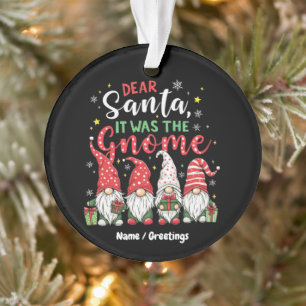 Beste Sinterklaas, Het Was de Kabouter Pret Kerst Ornament