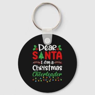Beste Sinterklaas Ik Ben Een Kerst Cheerleader Gra Sleutelhanger