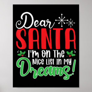 Beste Sinterklaas, ik sta op de goede lijst in mij Poster