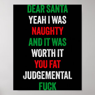 Beste Sinterklaas Ik Was Stout En Het Is Het Waard Poster