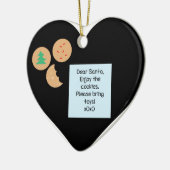 Beste Sinterklaas Koekjes Brengen Speelgoed Zwarte Keramisch Ornament (Links)