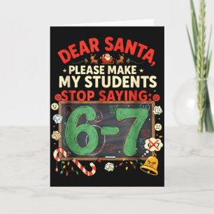 Beste Sinterklaas Studenten 6-7 67 Zes Zeven Grapp Kaart