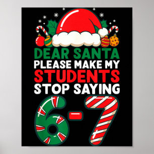 Beste Sinterklaas Studenten 6-7 67 Zes Zeven Grapp Poster