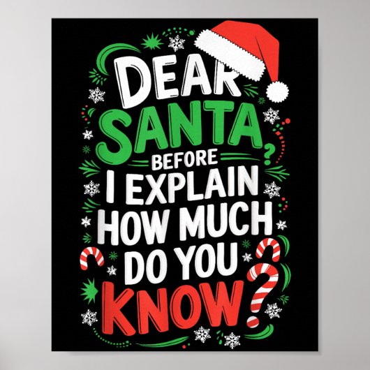 Beste Sinterklaas voordat ik het uitleg Hoeveel we Poster (Voorkant)