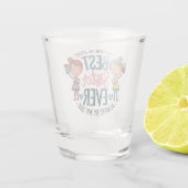 Beste Sister Design - Kunst die het Zusterschap vi Shot Glas (Achterkant)