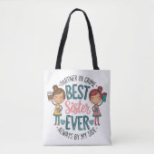 Beste Sister Design - Kunst die het Zusterschap vi Tote Bag (Voorkant)