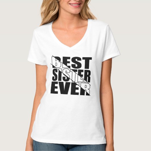 BESTE SISTER OOIT. T-SHIRT (Voorkant)