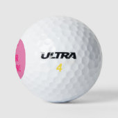 Beste Sister van Par Sports Golfer Pink Woman Golfballen (Logo)
