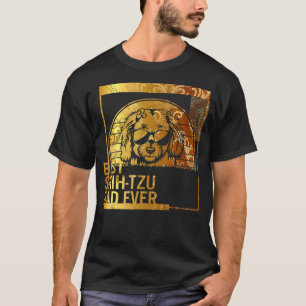 Beste sjiitische Tzu-pap Oosterse hond voor mannen T-shirt