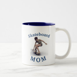 Beste "Skateboard MOM" ooit! Moederdag Tweekleurige Koffiemok