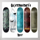Beste Skateboarder Poster (Voorkant)