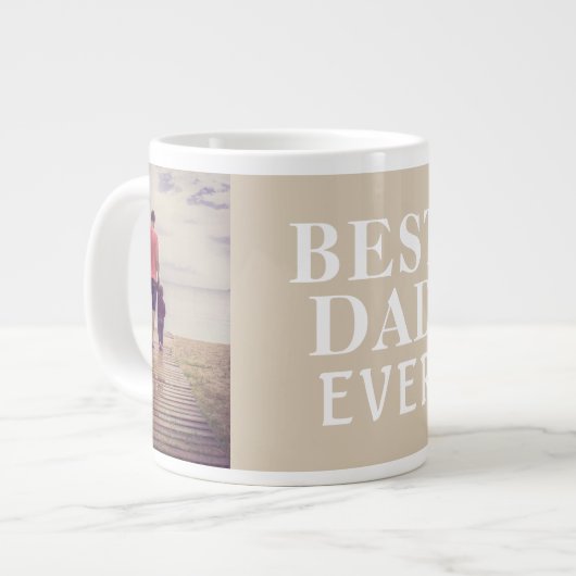 Beste Slechte Ooit Vaderdag 2 Foto Collage Grote Koffiekop (Links)