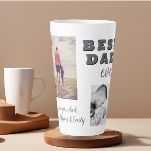 Beste Slechte Ooit Vaderdag 2 Foto Collage Latte Mok