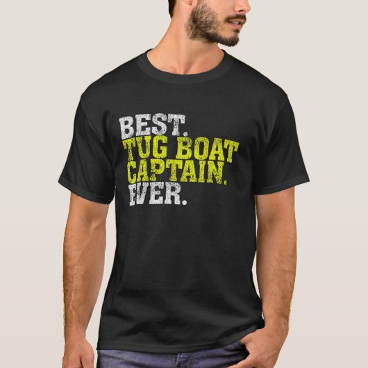 Beste sleepboot kapitein ooit sleepboot Shirt cade (Voorkant)
