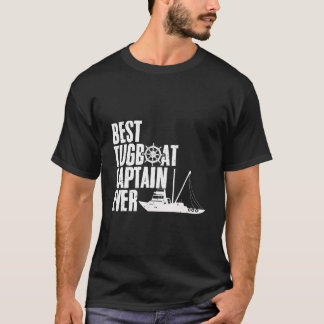 Beste sleepbootkapitein ooit geweldige trekkende e t-shirt