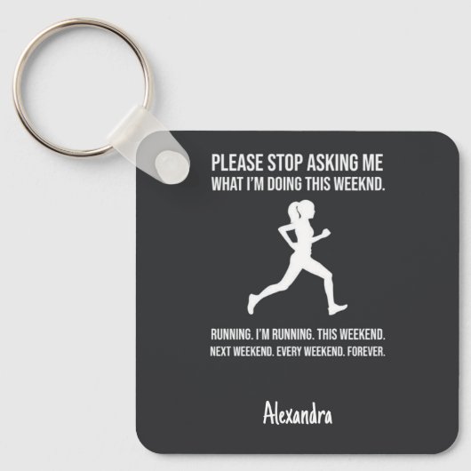 Beste sleutelhanger voor hardloopsters Dames hardl (Voorkant)
