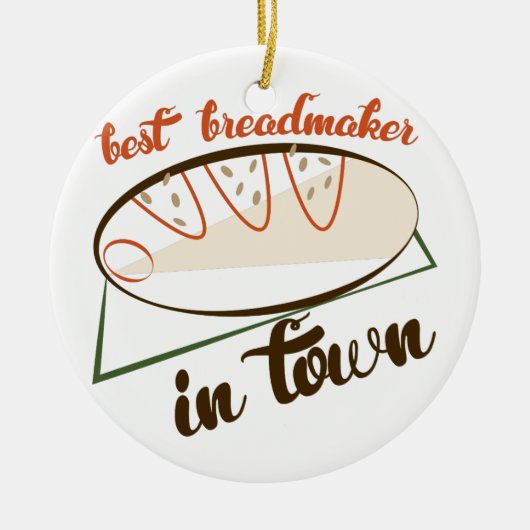 Beste smeermaker keramisch ornament (Voorkant)