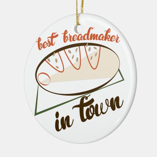 Beste smeermaker keramisch ornament (Links)