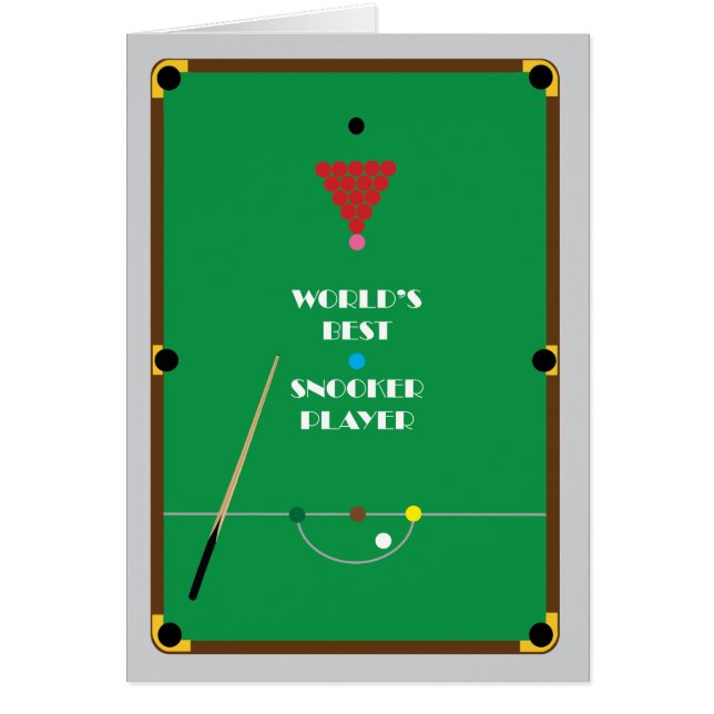 Beste Snooker Player ter wereld (Voorkant)