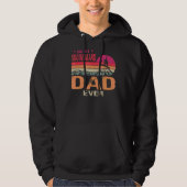 beste snowboard vader ooit Vaderdag Hoodie (Voorkant)