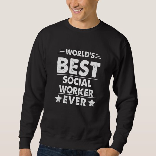 Beste Sociaal Werker Ter Wereld Ooit   Trui (Voorkant)