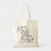 Beste sociale werker ooit tote bag (Voorkant)
